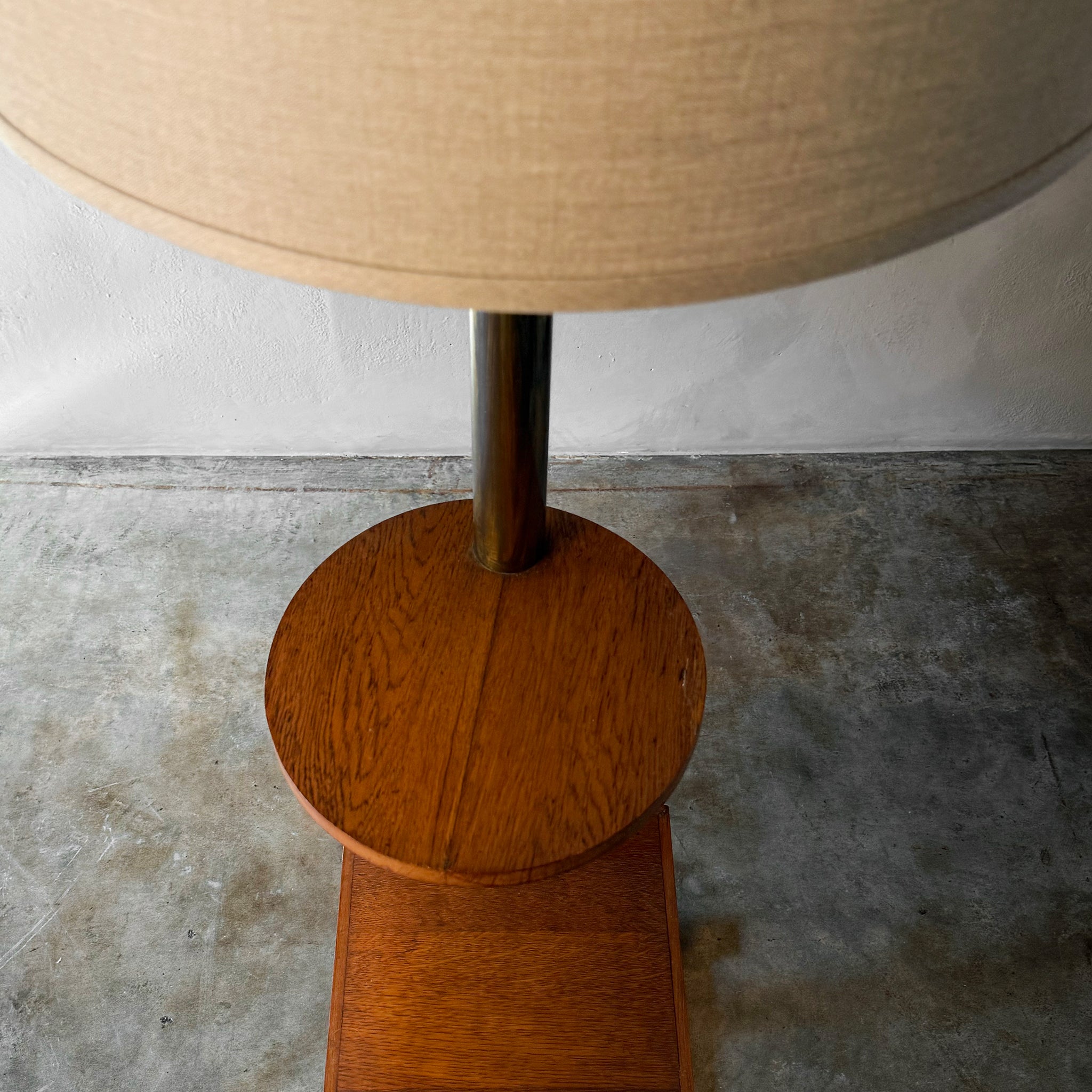 Oak Floor Lamp