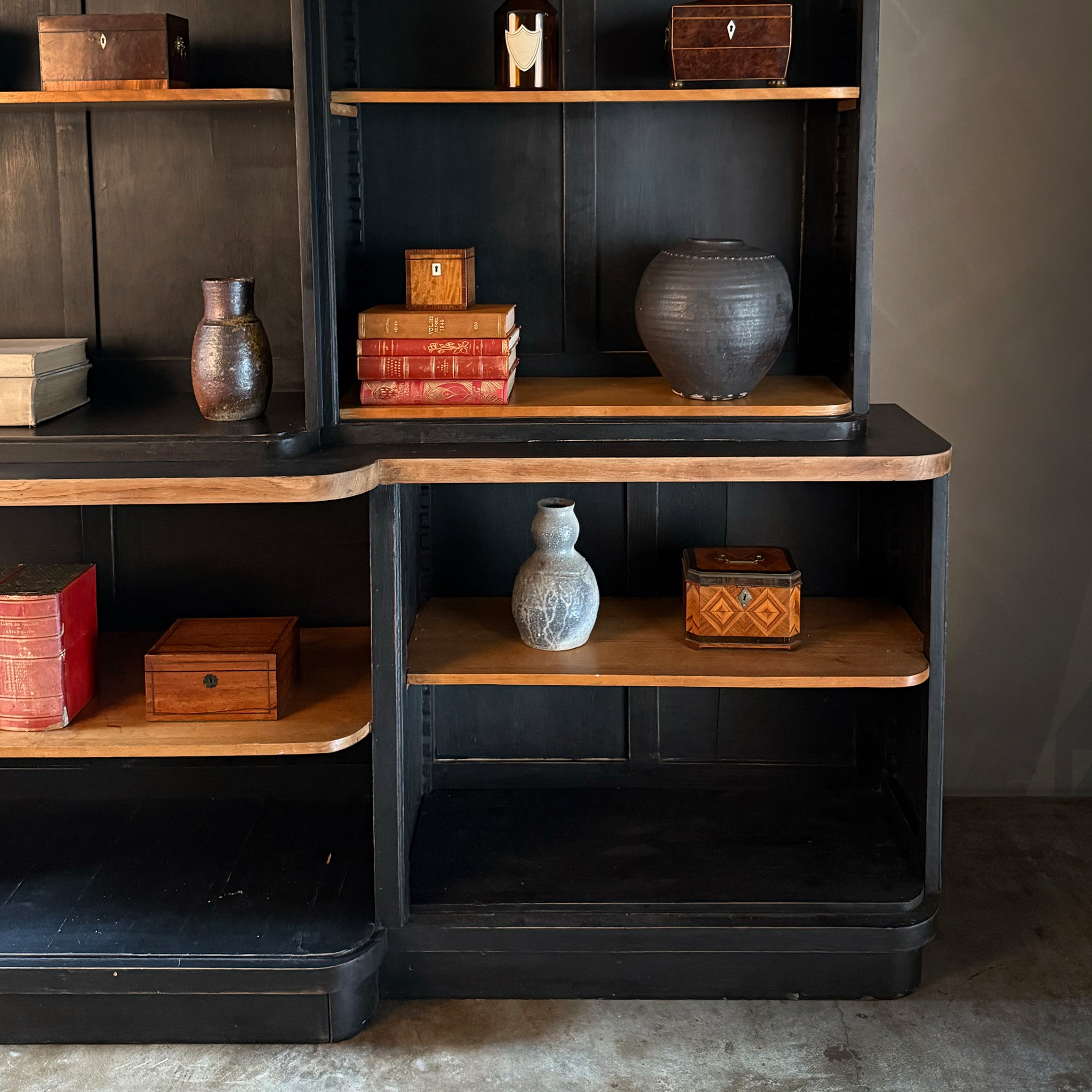 Ebonised Bookcase