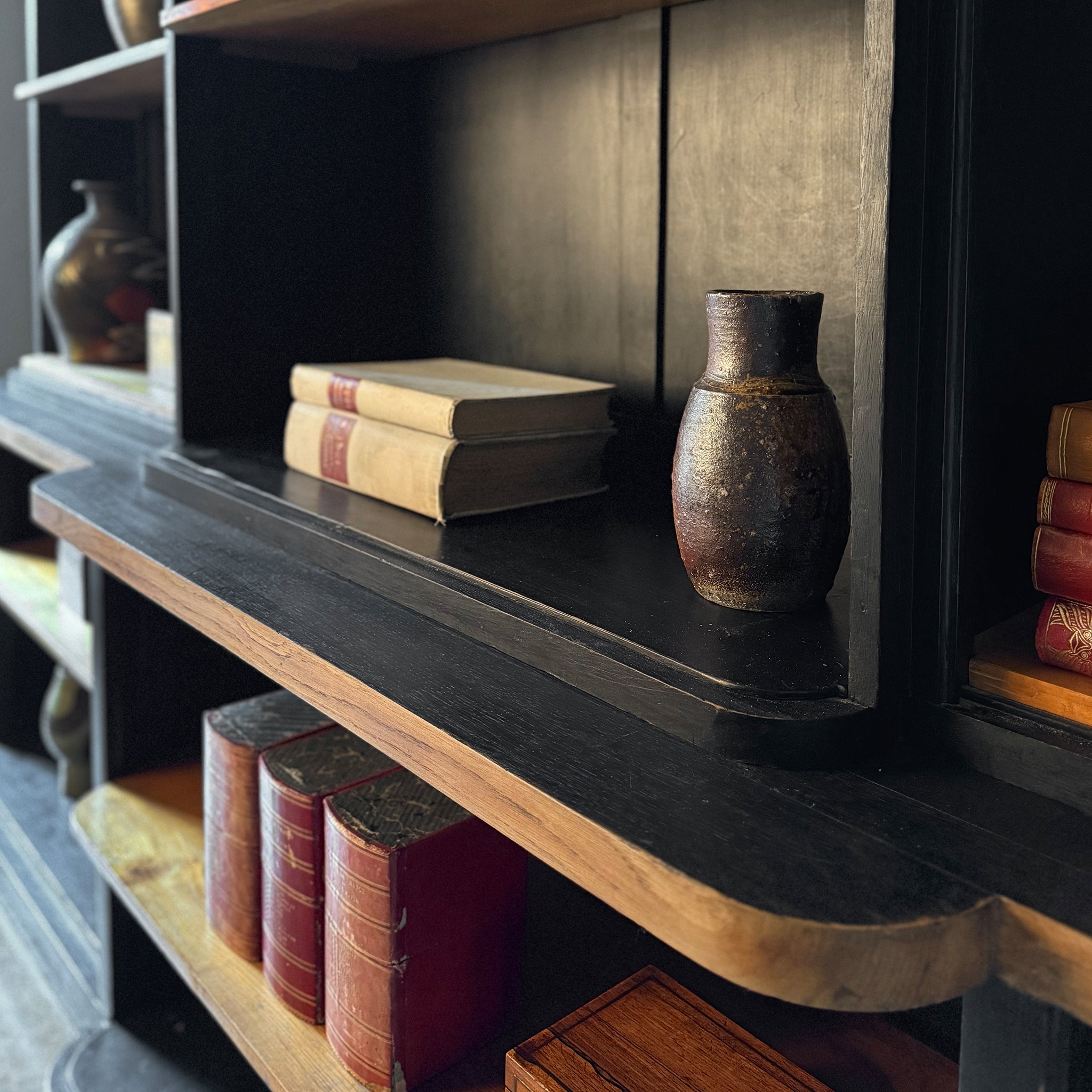 Ebonised Bookcase