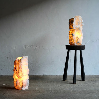Pair of Alabaster Lamps