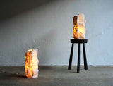 Pair of Alabaster Lamps