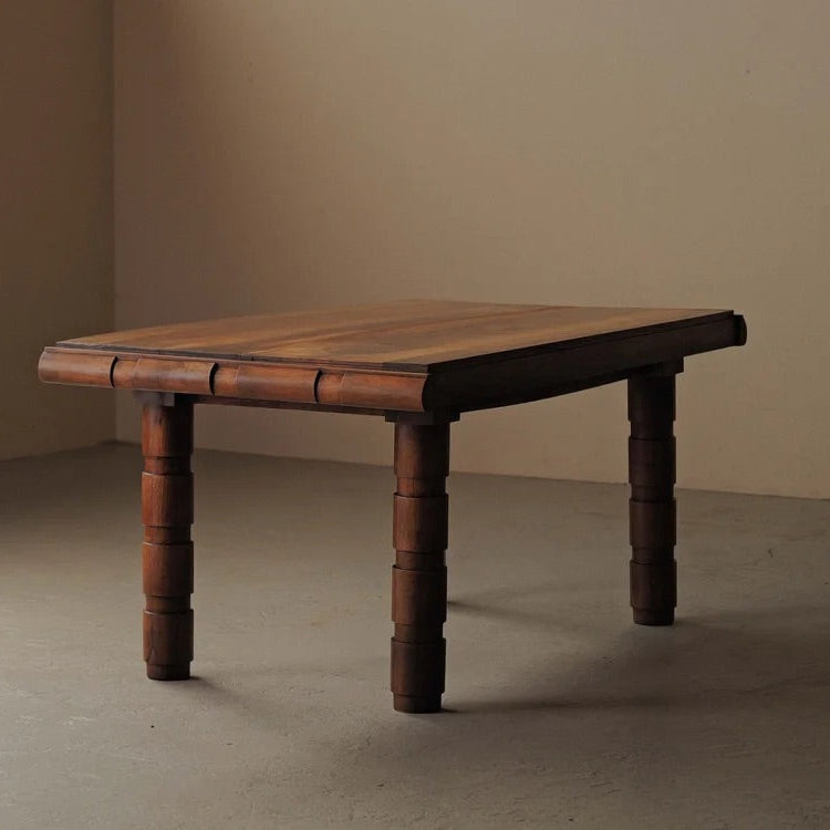 Oak and Walnut Table