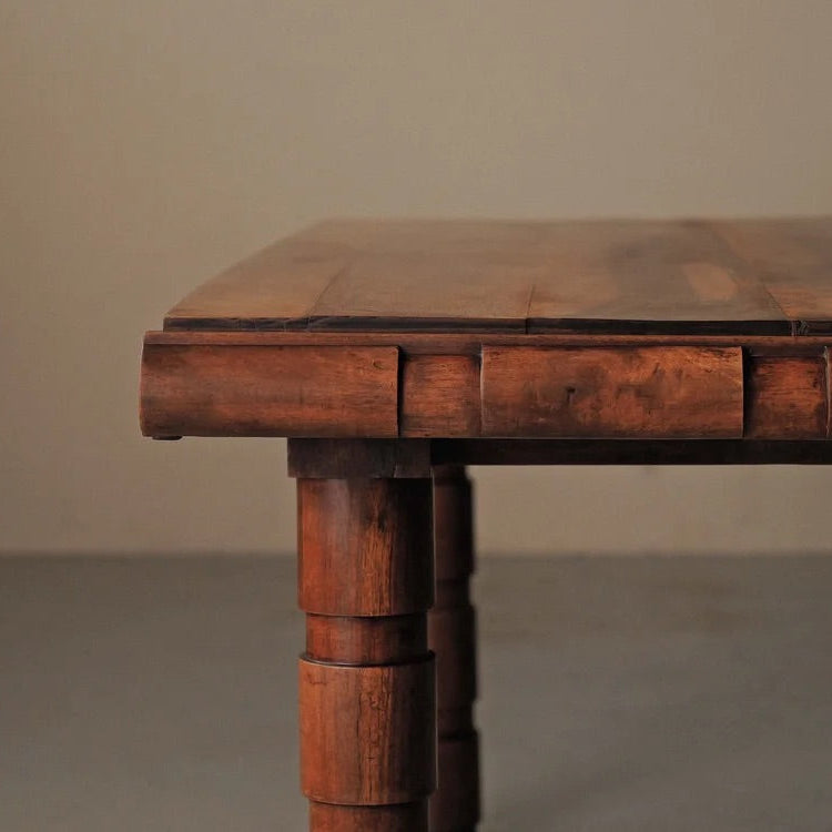 Oak and Walnut Table