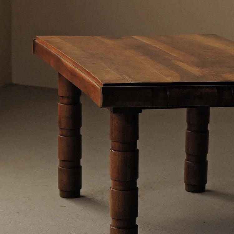 Oak and Walnut Table