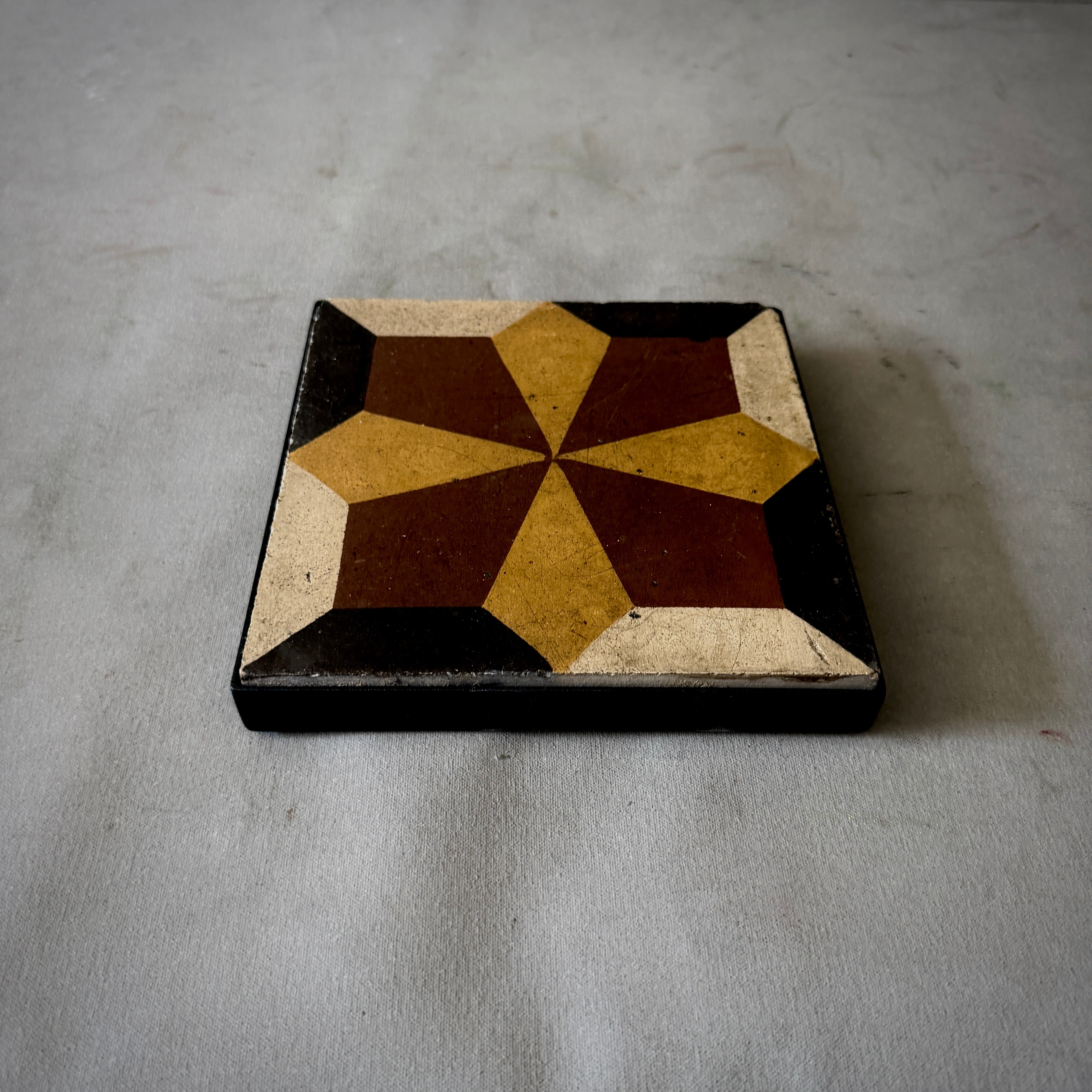Brown, Black & Yellow Trivet
