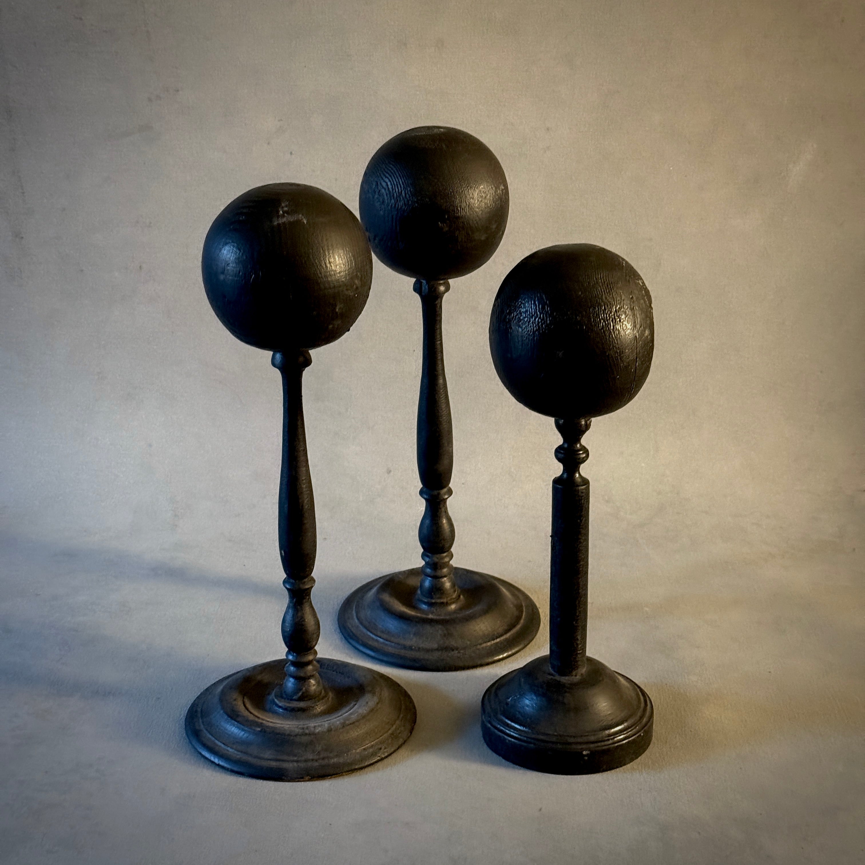 Three Spheres On Stands