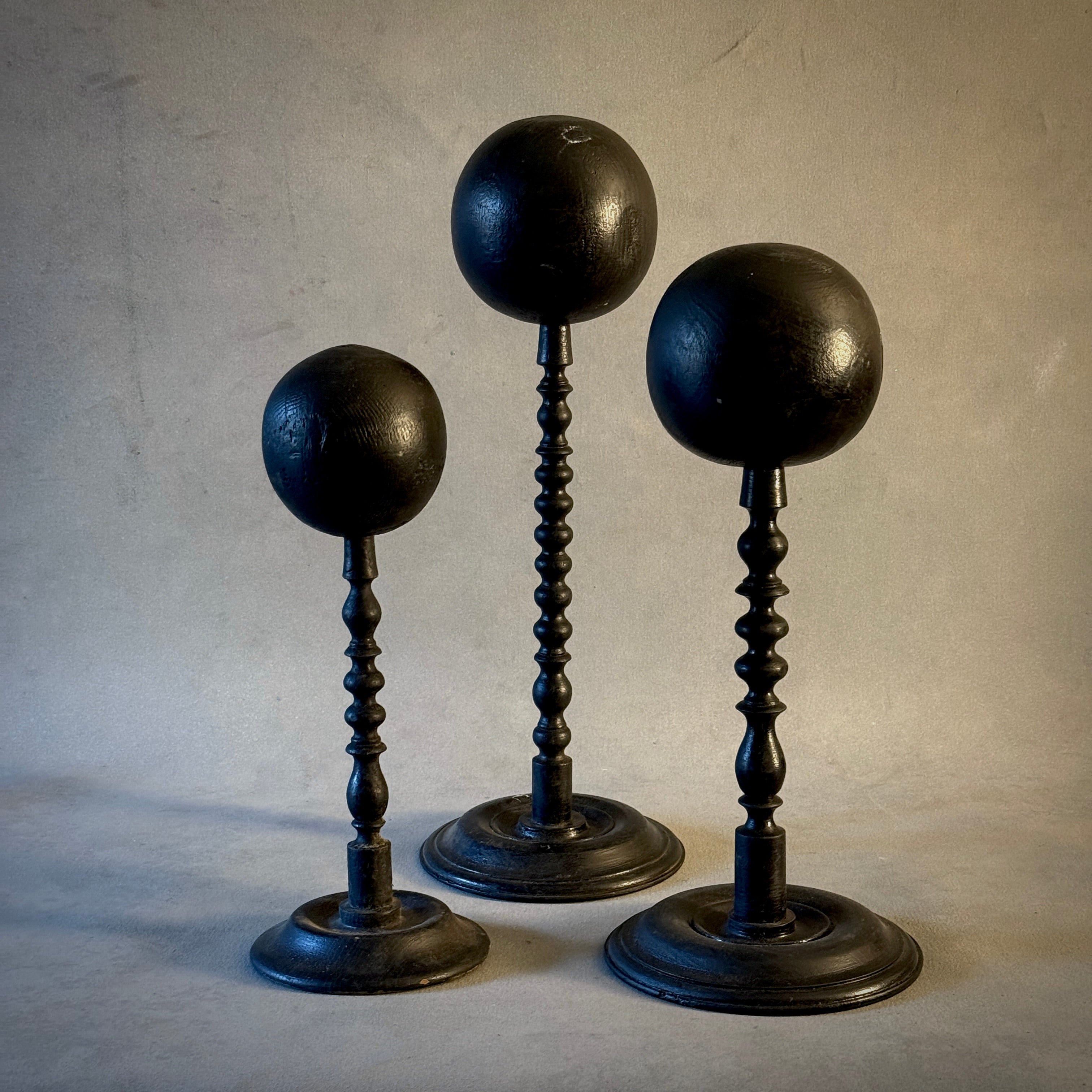 Three Spheres On Stands