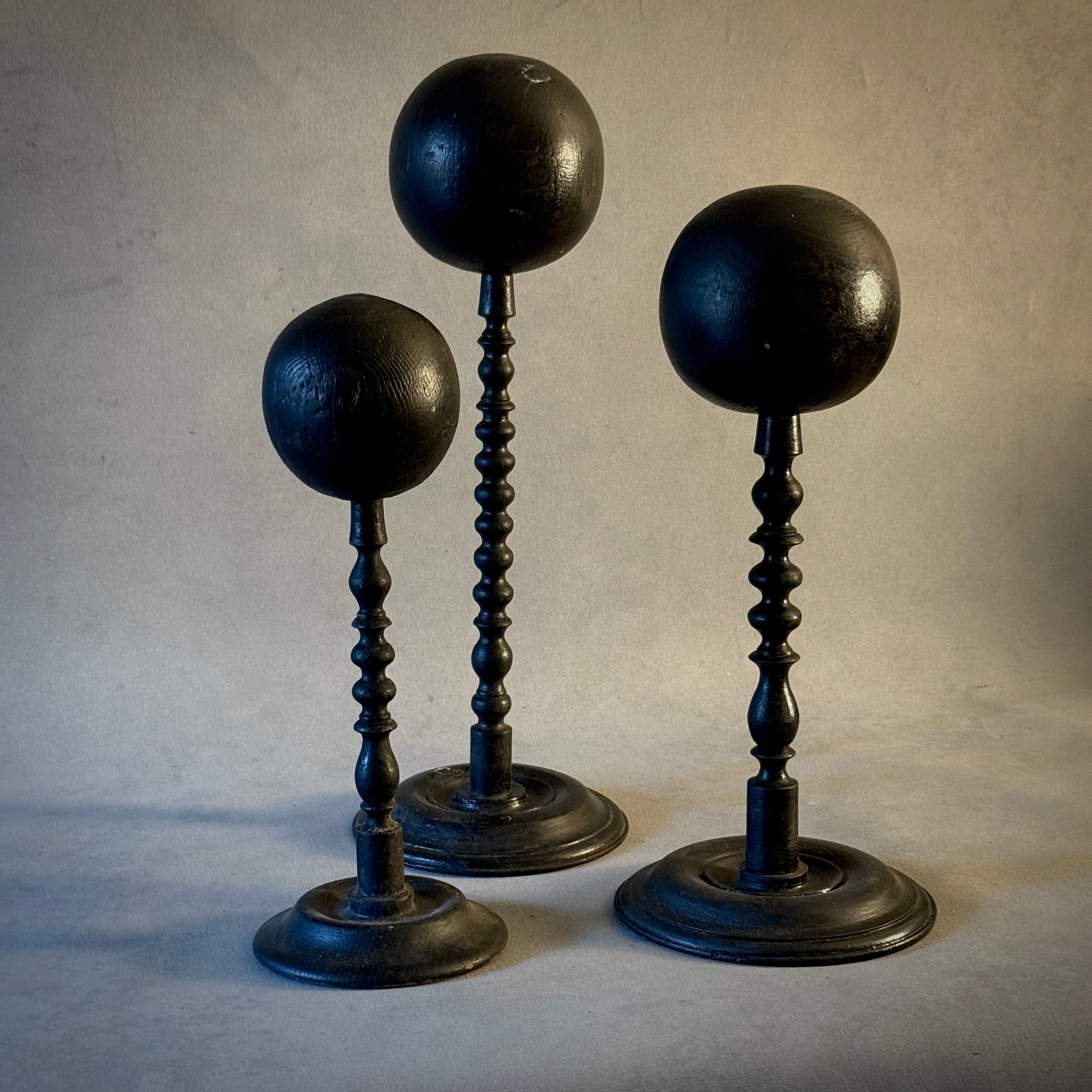 Three Spheres On Stands