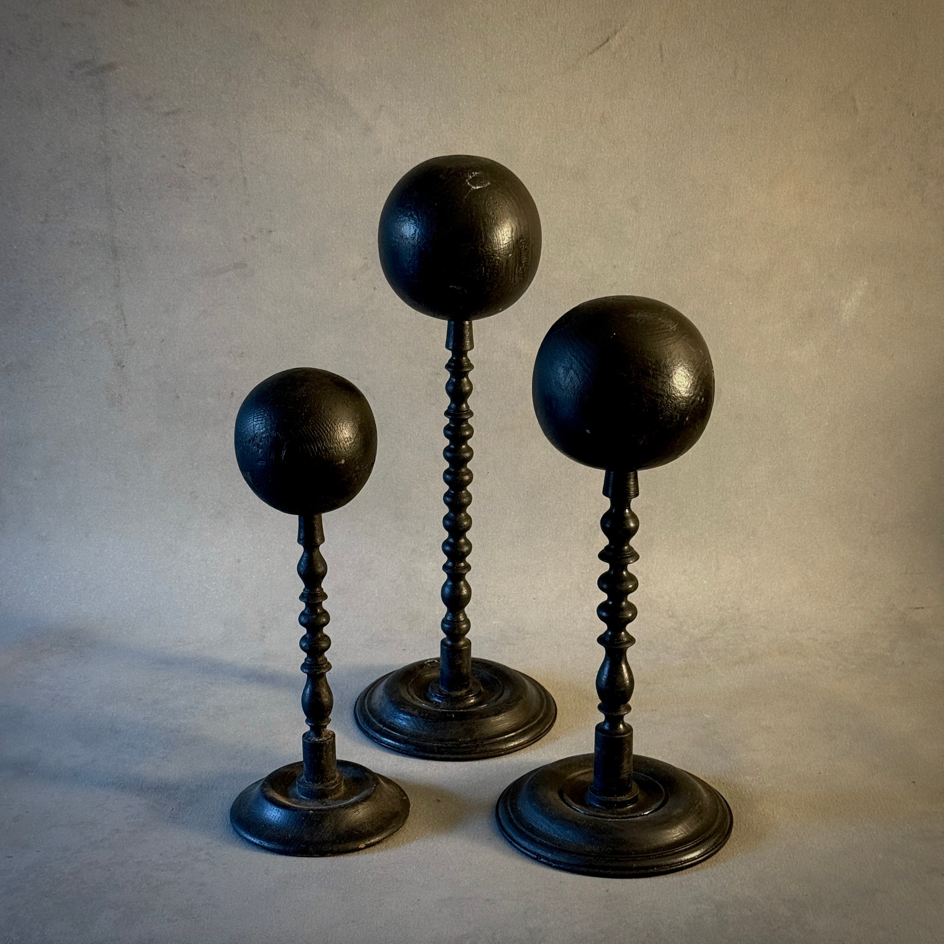 Three Spheres On Stands