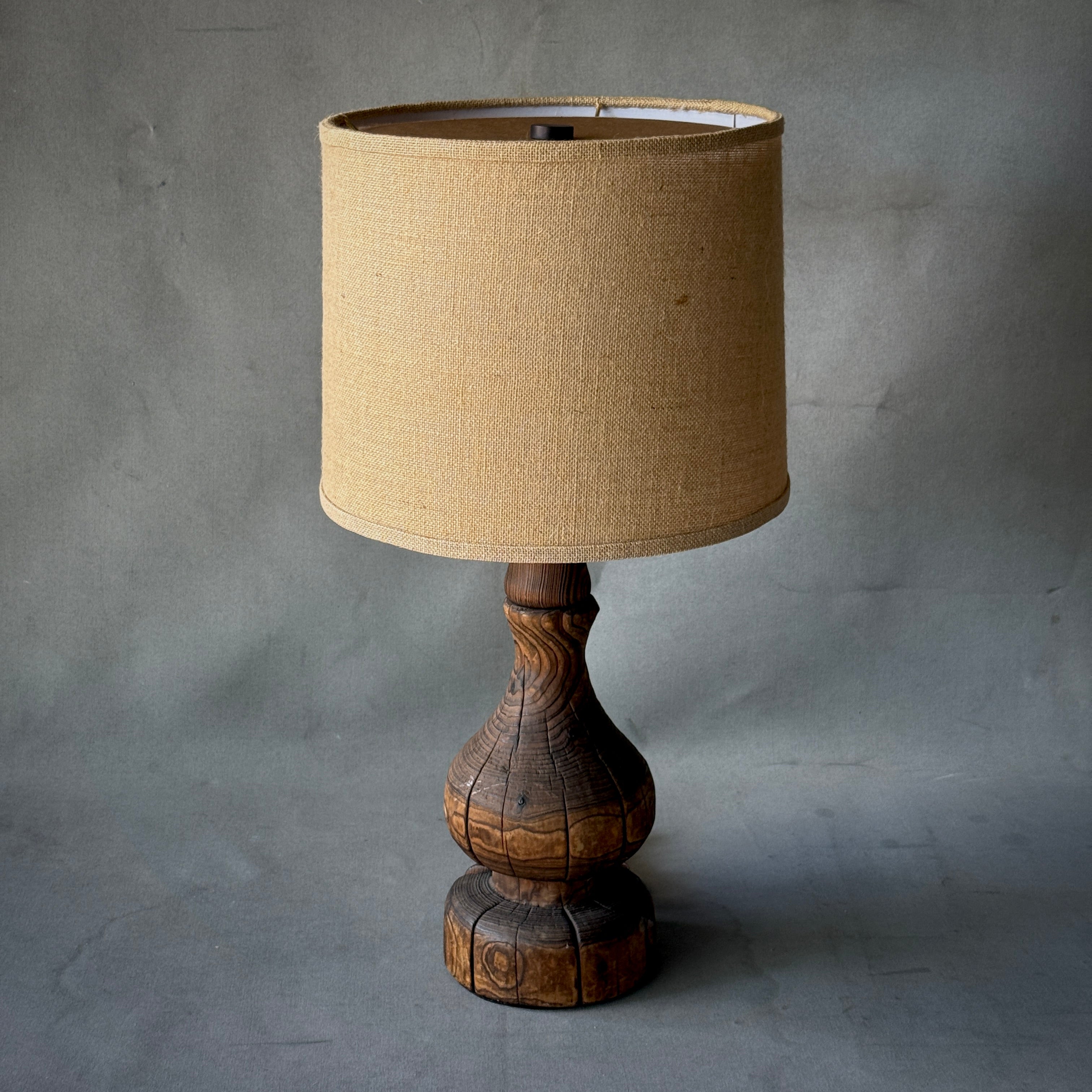 Large Wooden Lamp