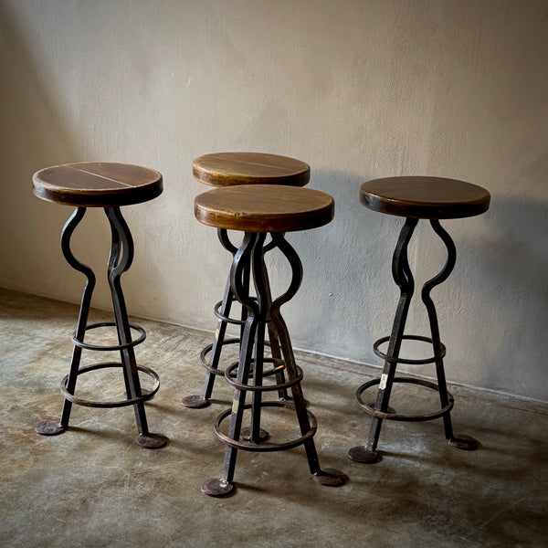 Set of Iron Stools