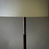 Wood & Brass Floor Lamp