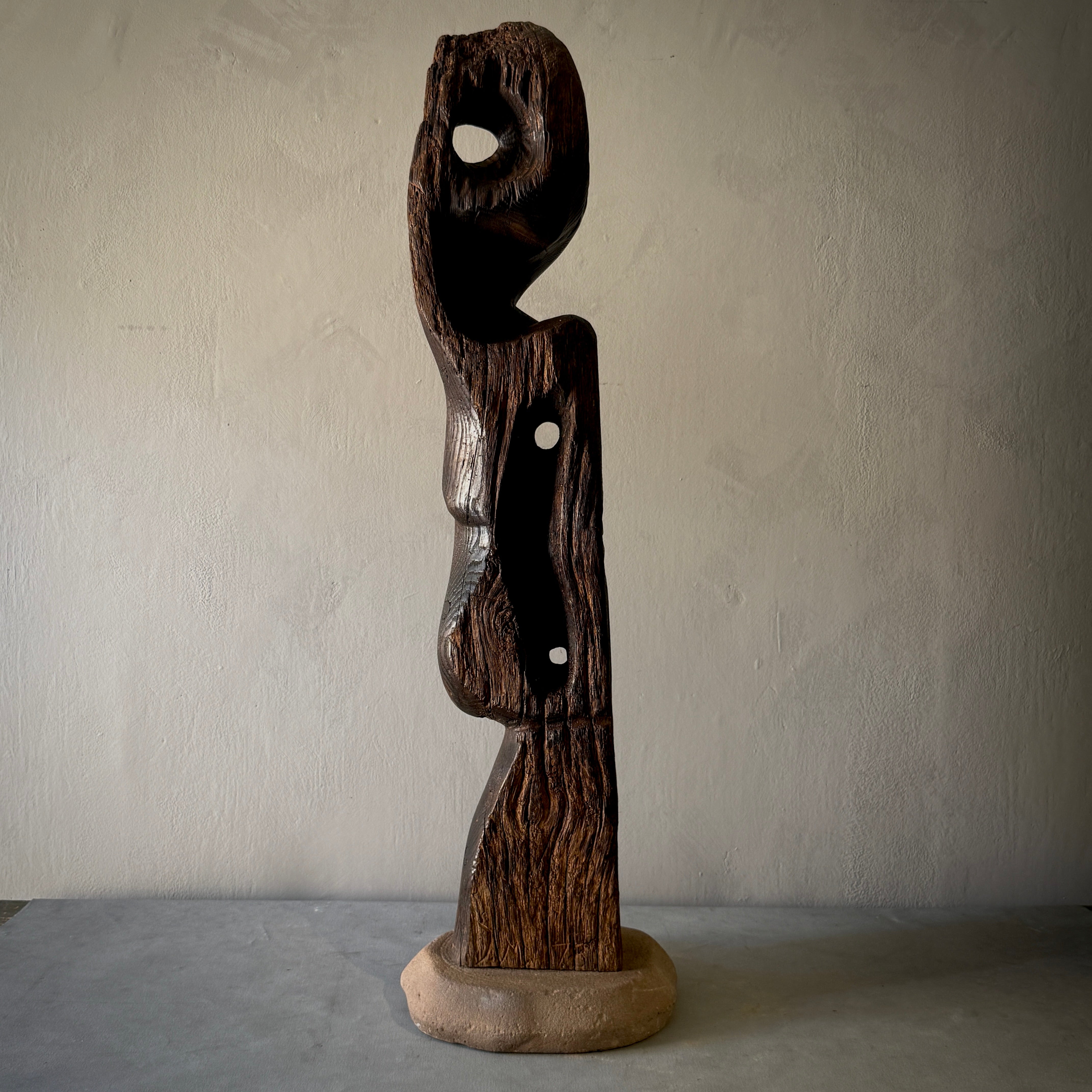 French Oak Sculpture