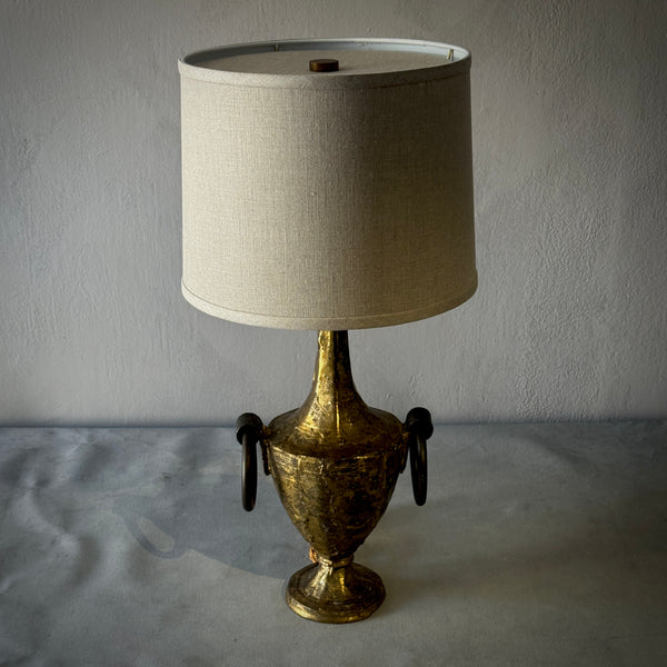 Brass and Iron Lamp