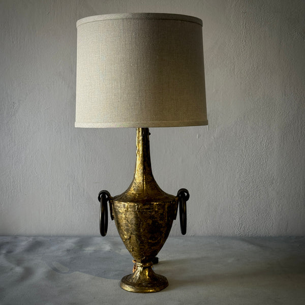 Brass and Iron Lamp