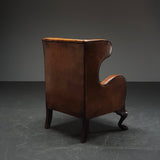 Leather Wingback Armchair