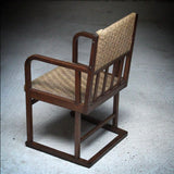 Armchair in Oak with Woven Rye Seat