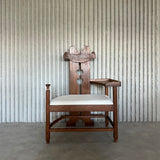 Sculptural Chair With Shelf
