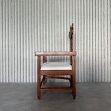 Sculptural Chair With Shelf