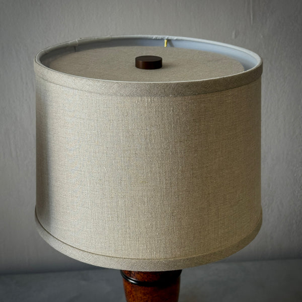 Pair of Painted Wood Lamps