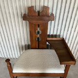 Sculptural Chair With Shelf