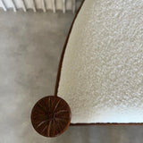 Sculptural Chair With Shelf