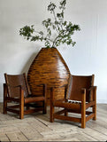 Large Specimen Wood Vase