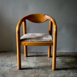 Set of Six Rainer Daumiller Pine Wood Arm Chairs