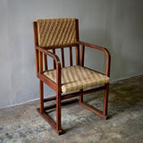 Armchair in Oak with Woven Rye Seat
