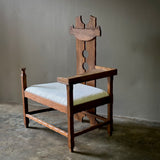 Sculptural Chair With Shelf