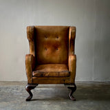 Leather Wingback Armchair
