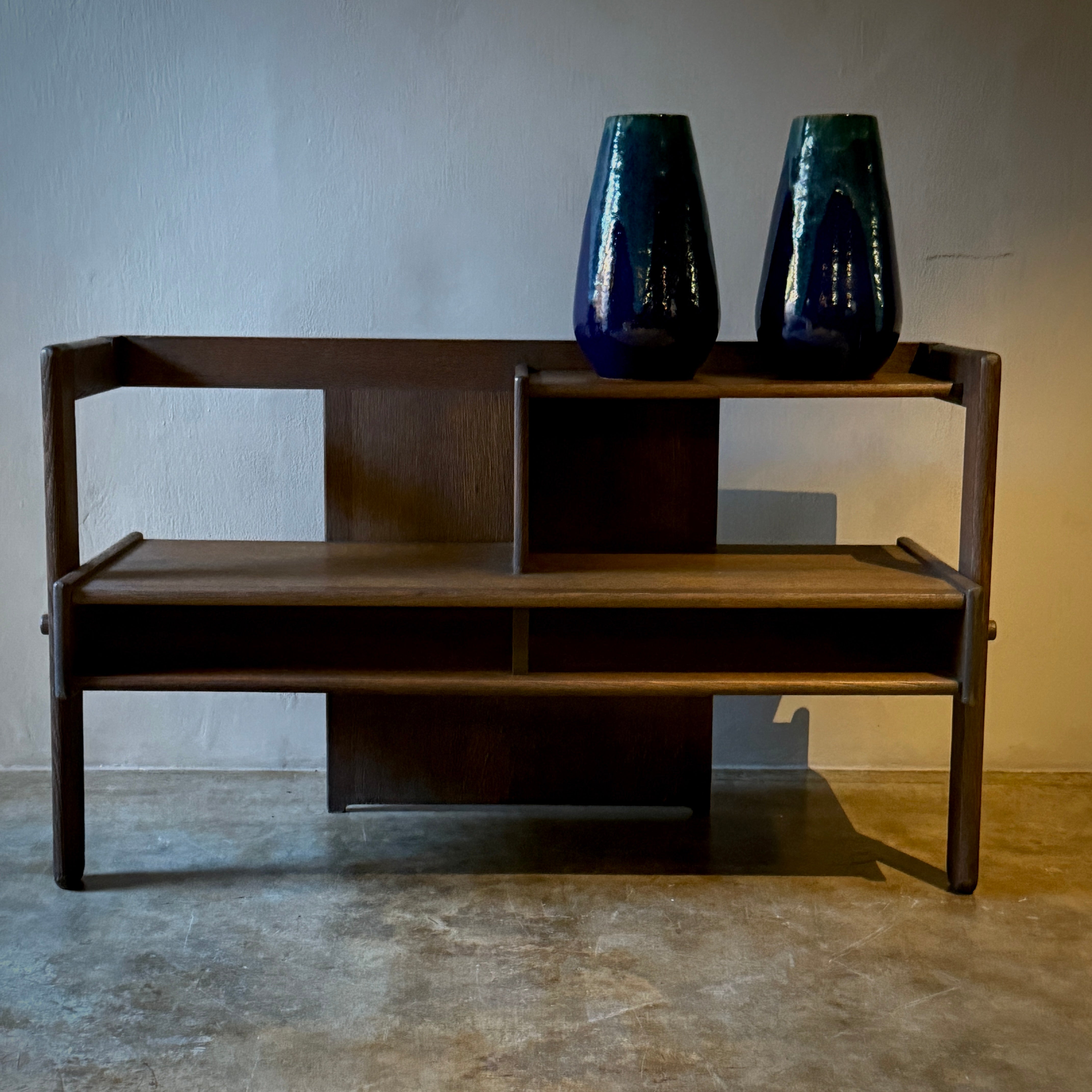 Oak Hall Bench With Table