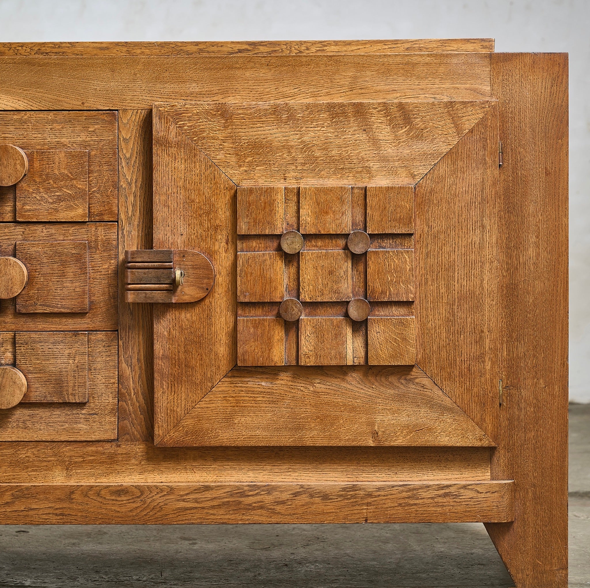Charles Dudouyt Large Modernist Sideboard