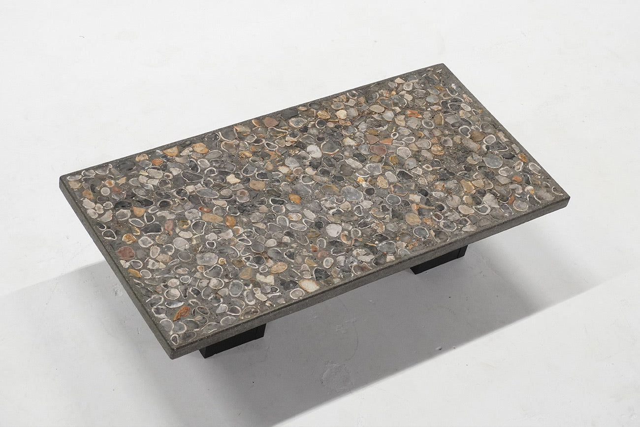 Brutalist Stone Coffee Table