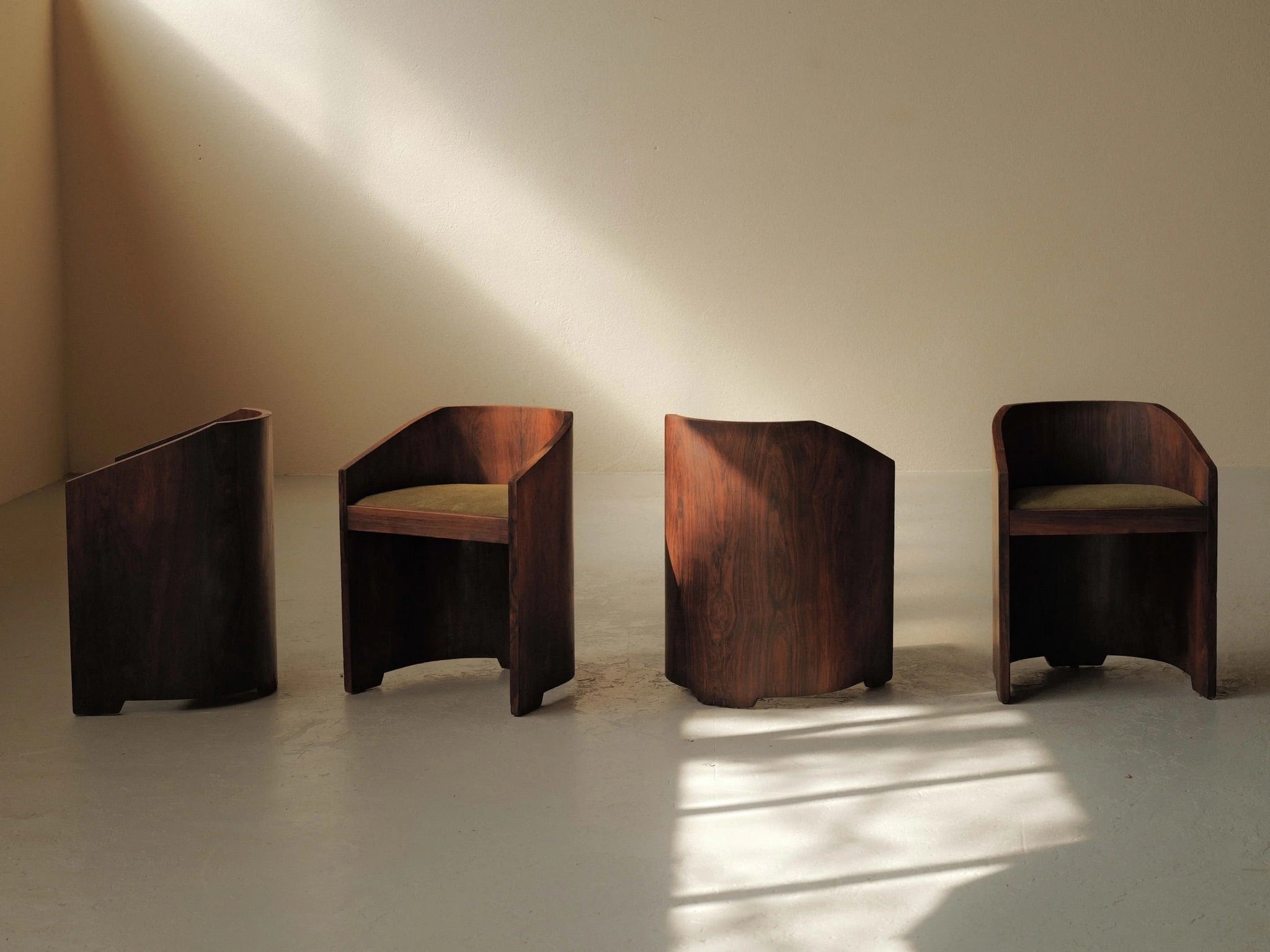 Set of 4 Low Chairs