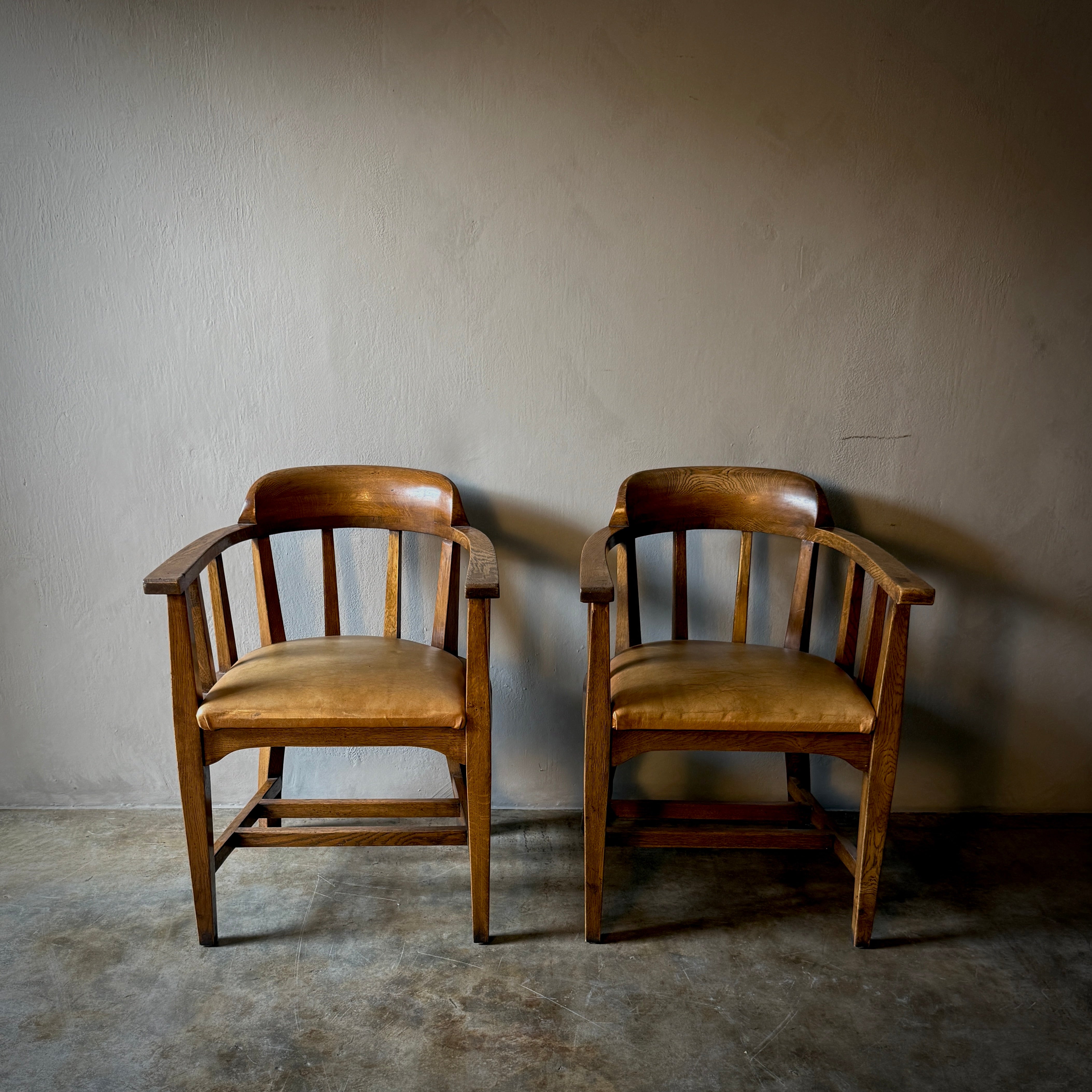 Pair of Dining or Library Chairs