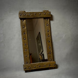 Copper and Brass Embossed Mirror