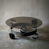 Brutalist Iron Coffee Table