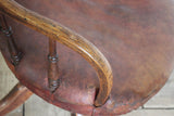 Mahogany Swivel Desk Chair