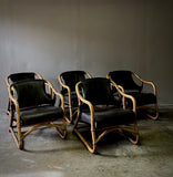 Five Piece Bamboo Salon Set