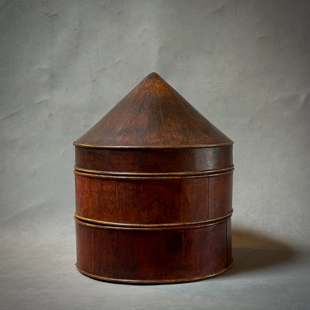Wooden Hat Box