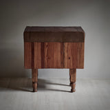 Chopping Block Table With Copper Top