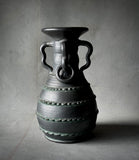 Black Stoneware Vase