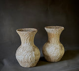 Pair of Concrete Pots
