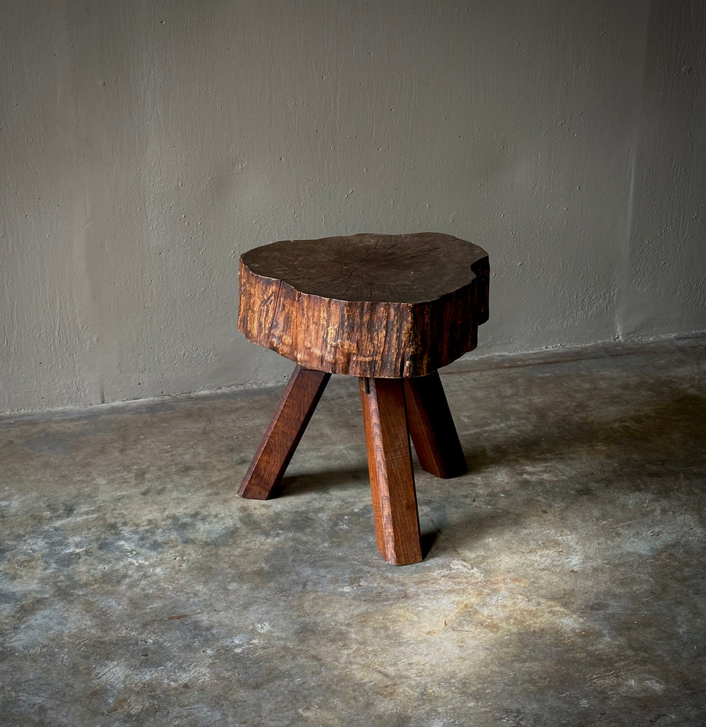 Natural Wood Stool