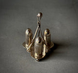 SILVER CONDIMENT SET