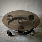 Brutalist Iron Coffee Table