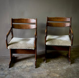 Pair of Brutalist Armchairs
