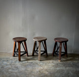 Industrial Wooden Stools
