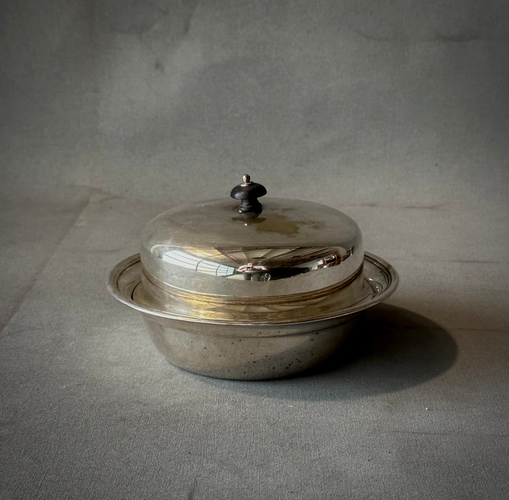 SILVER PLATED COVERED DISH